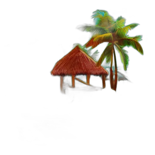 hat, umbrella, furniture, tree transparent PNG cut-out