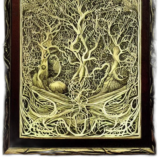 tree, dragon, crown, mask transparent PNG cut-out