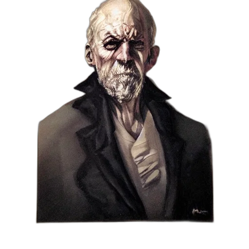 face, mask, jacket, concept art transparent PNG cut-out