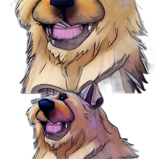 animal, watercolor, concept art, photorealistic transparent PNG cut-out