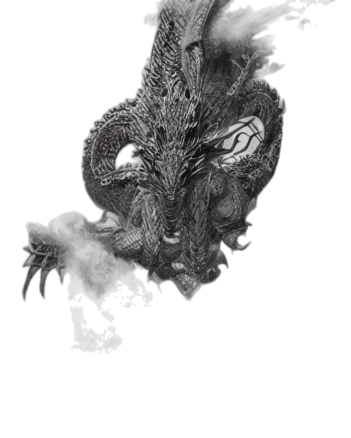 dragon, mask, creature, animal transparent PNG cut-out