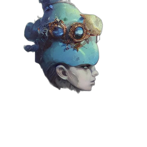 crown, hat, mask, robot transparent PNG cut-out