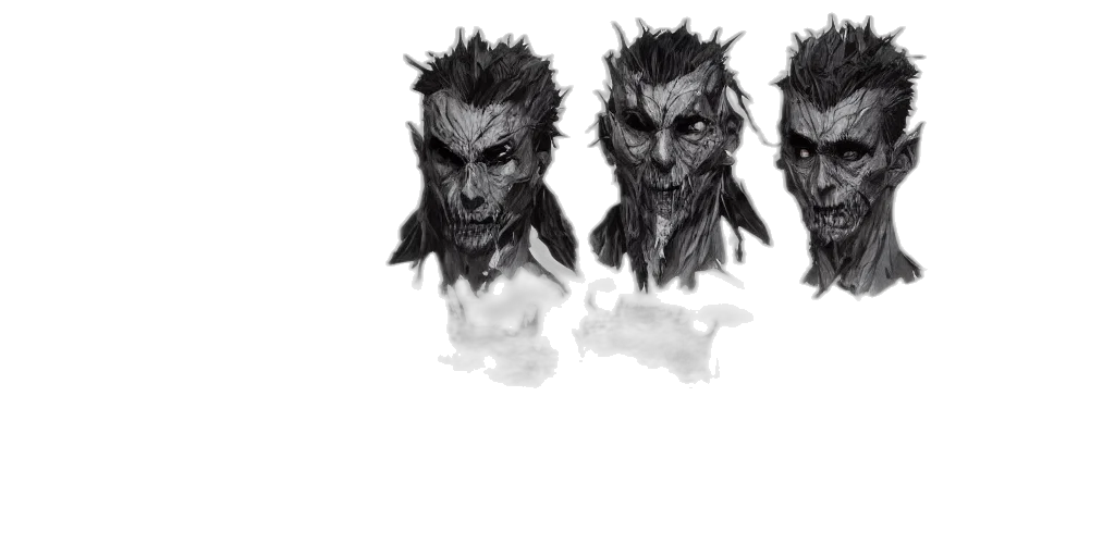 creature, mask, face, concept art transparent PNG cut-out