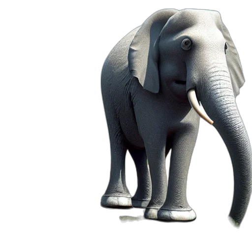 animal, 3d render, photorealistic, concept art transparent PNG cut-out
