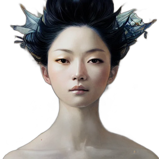 crown, face, mask, creature transparent PNG cut-out