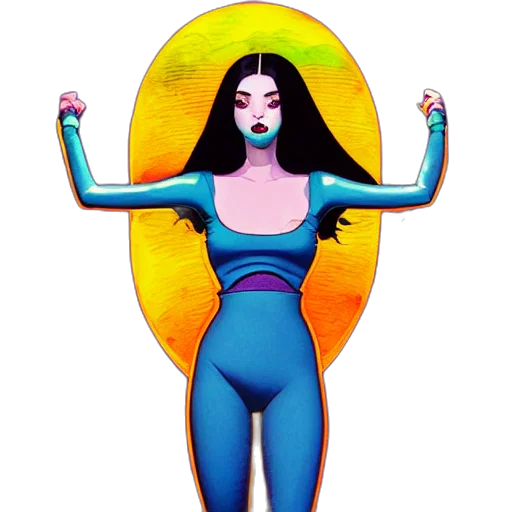 dress, concept art, fantasy art, pixel art transparent PNG cut-out