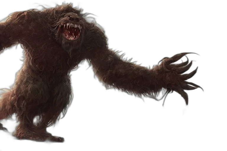 creature, animal, hair, staff transparent PNG cut-out
