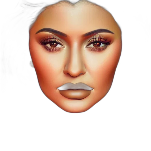 face, photorealistic, cartoon, concept art transparent PNG cut-out