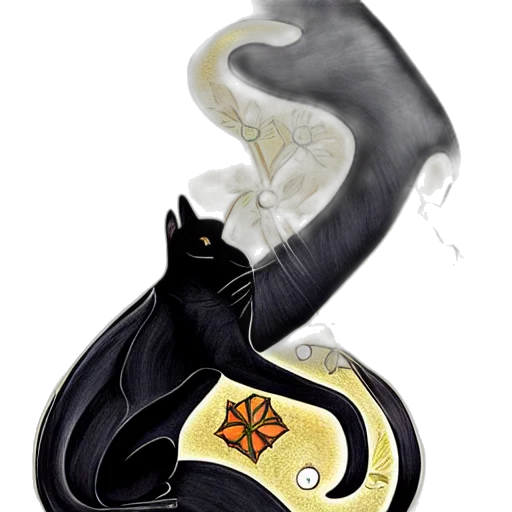 dragon, mask, staff, fantasy art transparent PNG cut-out