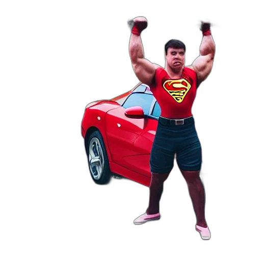 car, animal, weapon, 3d render transparent PNG cut-out