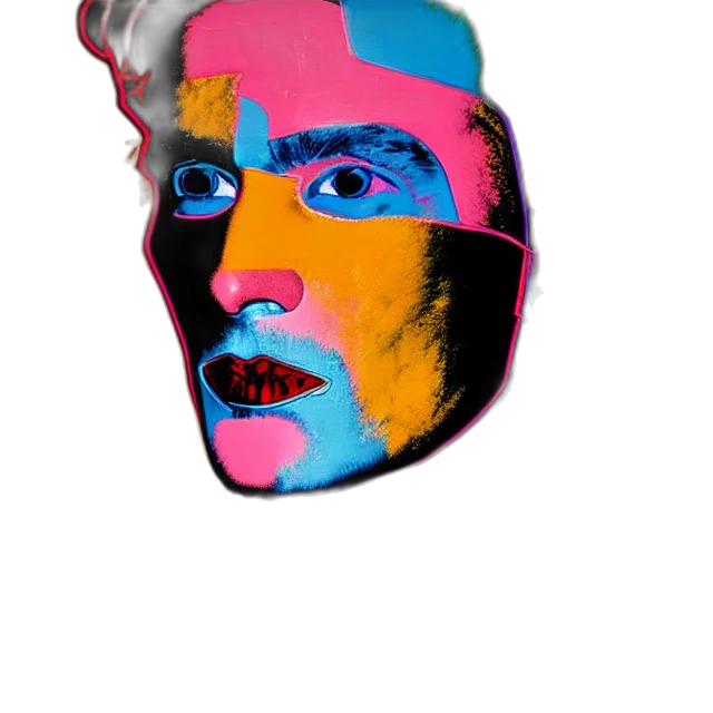 mask, face, jacket, crown transparent PNG cut-out