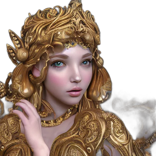 crown, jewelry, fantasy art, concept art transparent PNG cut-out