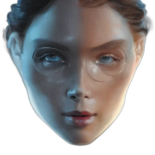 mask, face, jewelry, robot transparent PNG cut-out