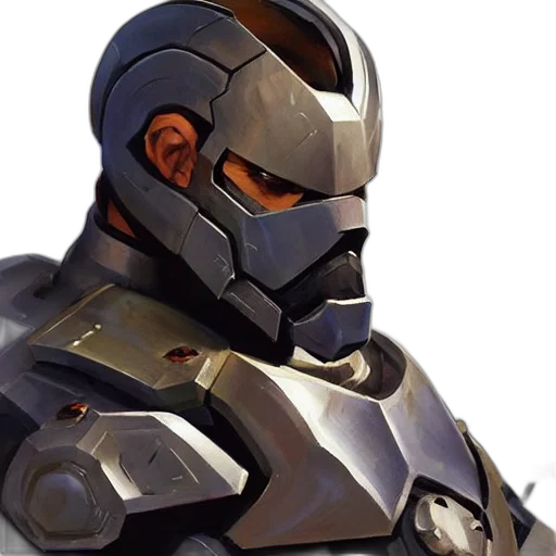 robot, face, mask, weapon transparent PNG cut-out