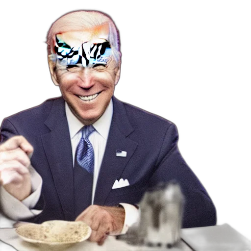 food, mask, creature, vaporwave transparent PNG cut-out