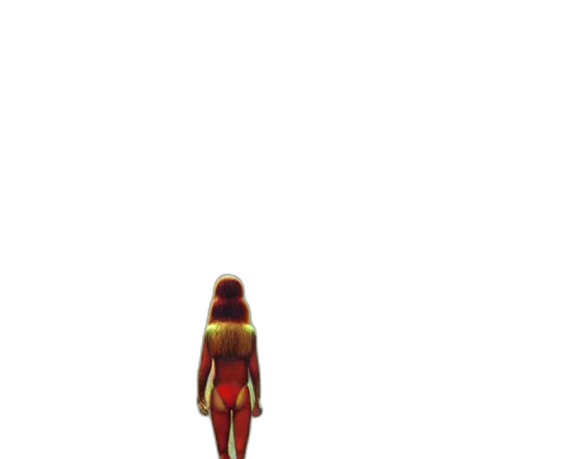 dress, robot, creature, hair transparent PNG cut-out