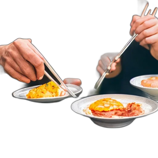 food, weapon, photorealistic, 3d render transparent PNG cut-out