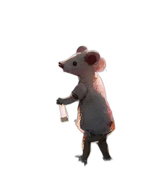 animal, staff, hat, creature transparent PNG cut-out