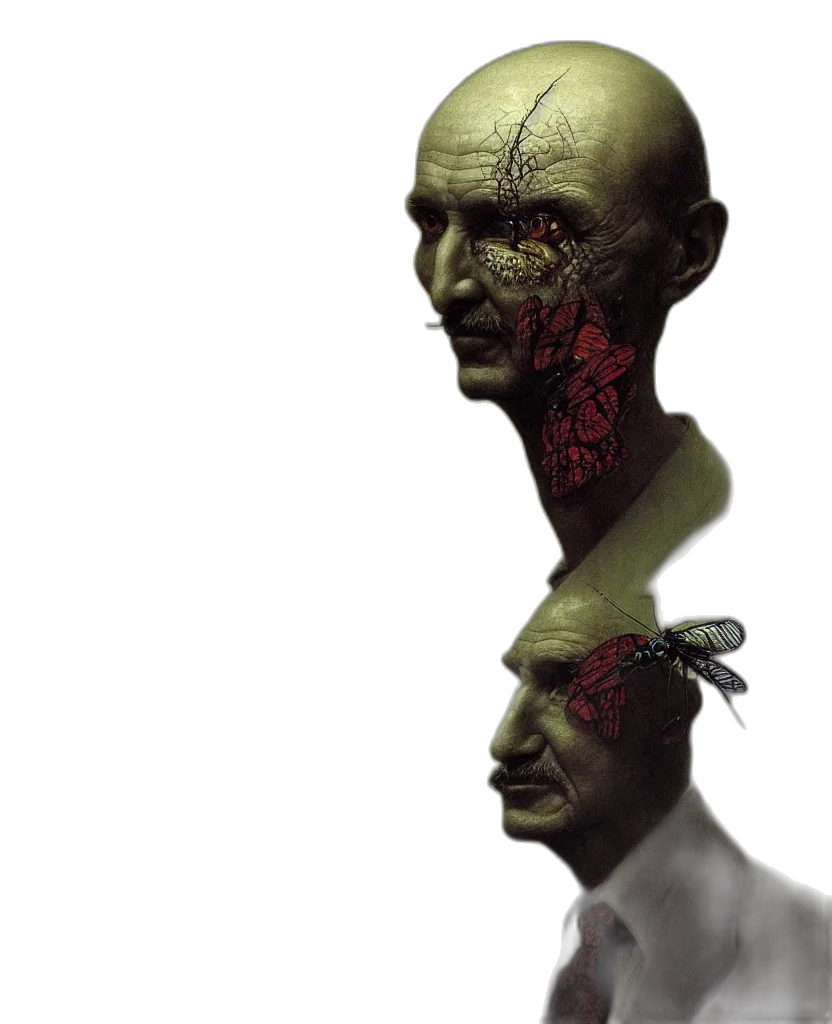 mask, face, creature, staff transparent PNG cut-out