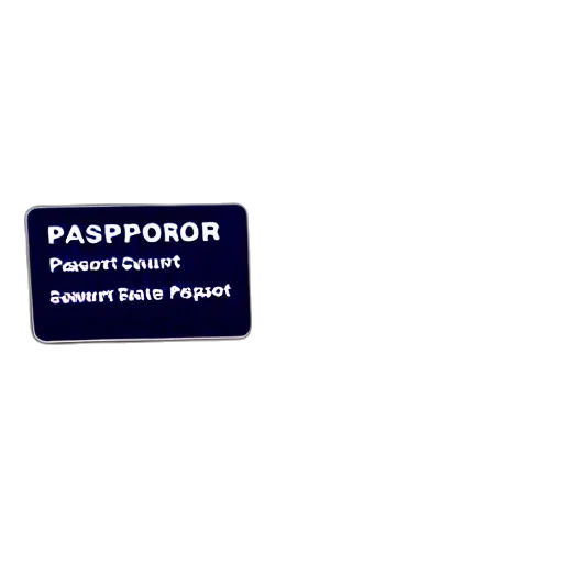 staff, 3d render, wallet, passport transparent PNG cut-out