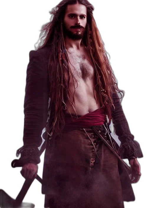 hair, staff, concept art, fantasy art transparent PNG cut-out