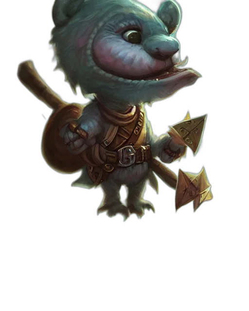 dragon, staff, creature, animal transparent PNG cut-out