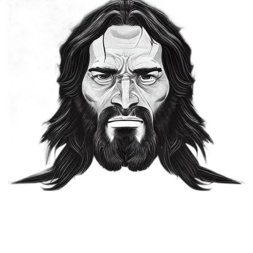 face, animal, hair, comic book art transparent PNG cut-out