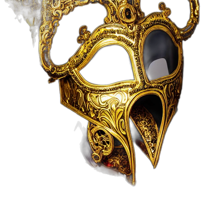 mask, crown, jewelry, face transparent PNG cut-out