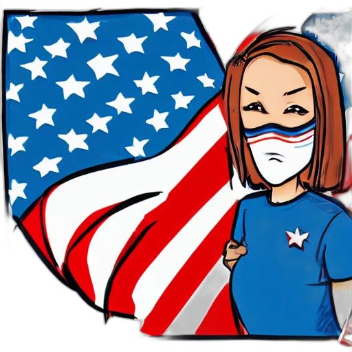 staff, cartoon, comic book art, woman transparent PNG cut-out