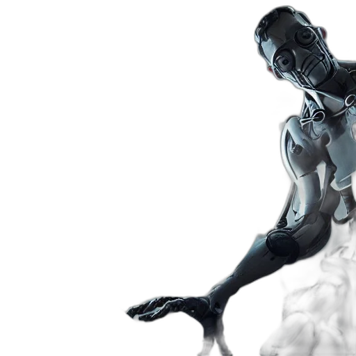 robot, concept art, 3d render, photorealistic transparent PNG cut-out