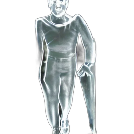 robot, staff, mask, creature transparent PNG cut-out