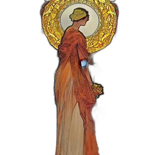staff, dress, crown, jewelry transparent PNG cut-out