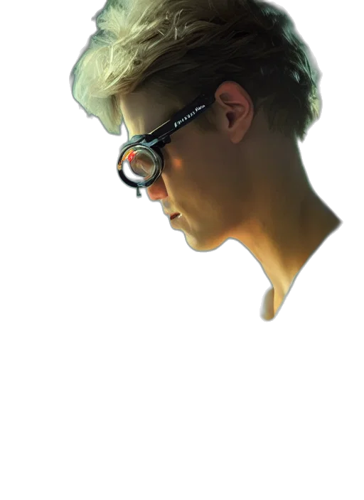 face, hair, mask, creature transparent PNG cut-out