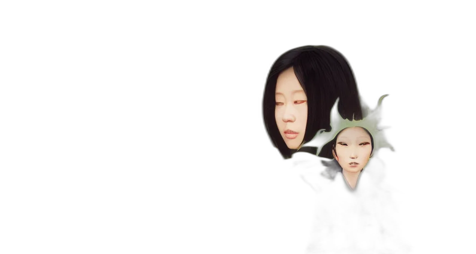 mask, staff, face, hair transparent PNG cut-out