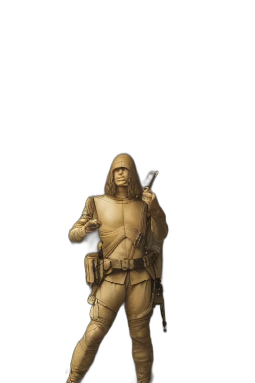 staff, weapon, robot, jacket transparent PNG cut-out