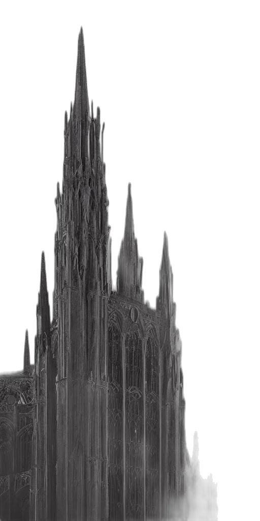 building, crown, sword, staff transparent PNG cut-out