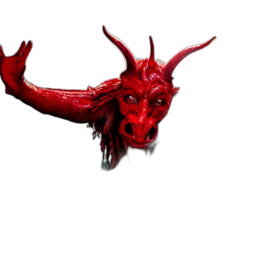 dragon, mask, creature, animal transparent PNG cut-out
