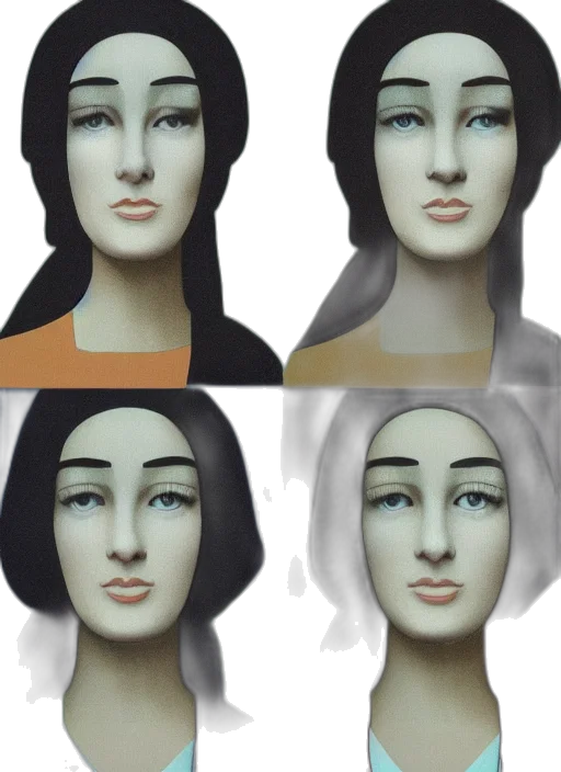 face, mask, 3d render, photorealistic transparent PNG cut-out
