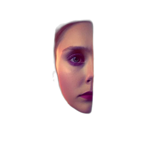 face, mask, robot, hair transparent PNG cut-out