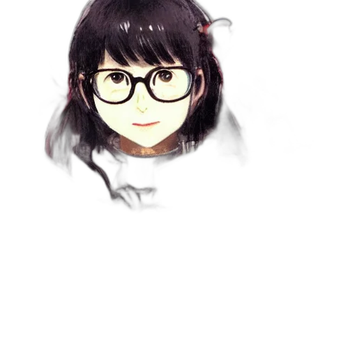 face, mask, hair, creature transparent PNG cut-out