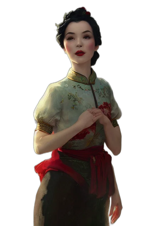 dress, staff, face, mask transparent PNG cut-out