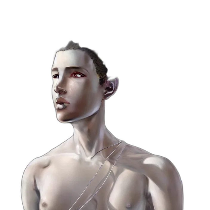 face, mask, robot, staff transparent PNG cut-out