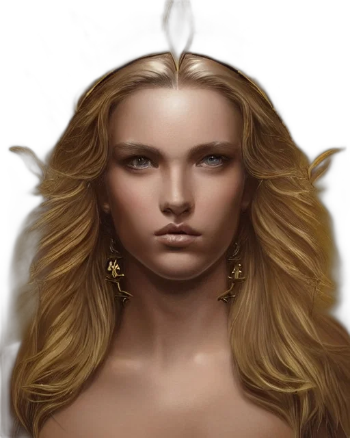 face, jewelry, crown, hair transparent PNG cut-out