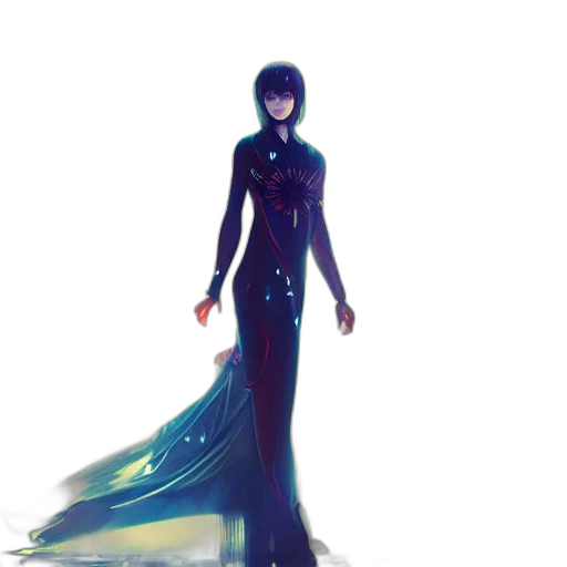 dress, robot, creature, concept art transparent PNG cut-out