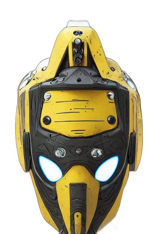 mask, robot, face, weapon transparent PNG cut-out