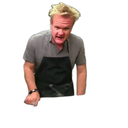 food, staff, jacket, hair transparent PNG cut-out
