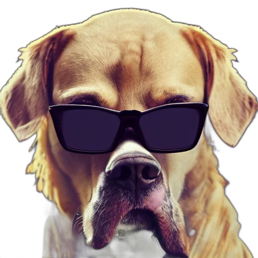 animal, staff, face, photorealistic transparent PNG cut-out