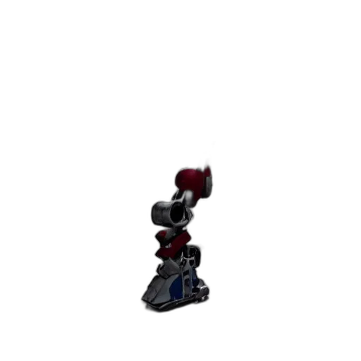 robot, weapon, staff, crown transparent PNG cut-out