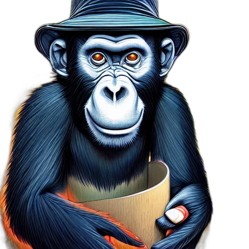 hat, animal, photorealistic, concept art transparent PNG cut-out