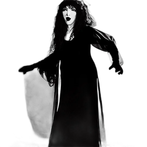 dress, staff, creature, concept art transparent PNG cut-out